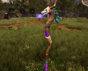 Tu’lia’s Staff shown in full in the Unity HDRP Base Camp scene.